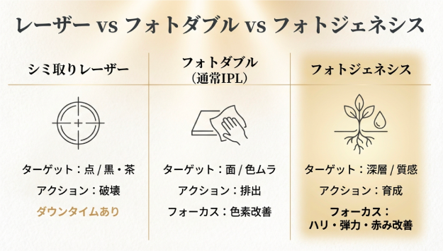 お悩みやお肌状態に合った治療を