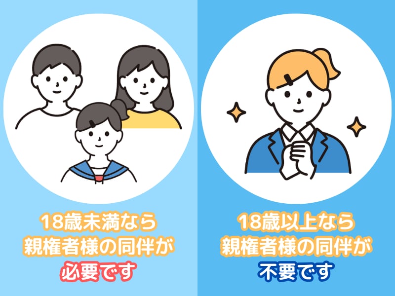 未成年・成人の違いは？