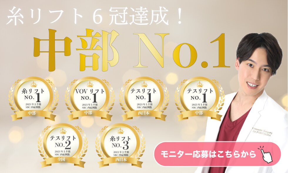 二重・若返り・小顔　圧倒的症例数