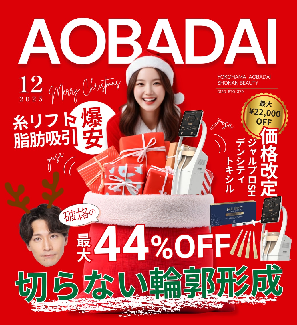 AOBADAI12月号🎁|横浜青葉台院12月限定|自分へのご褒美に贈るクリスマス大特集🎄✨