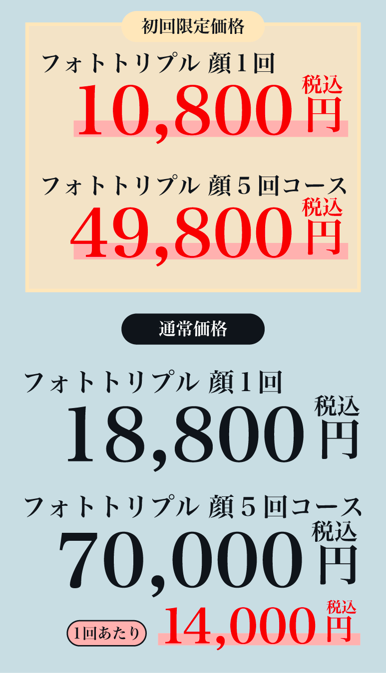 ✨初回価格登場✨<br />
フォトトリプル