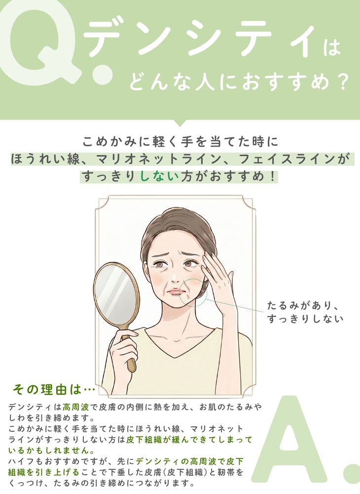 デンシティはどんな人におすすめ？