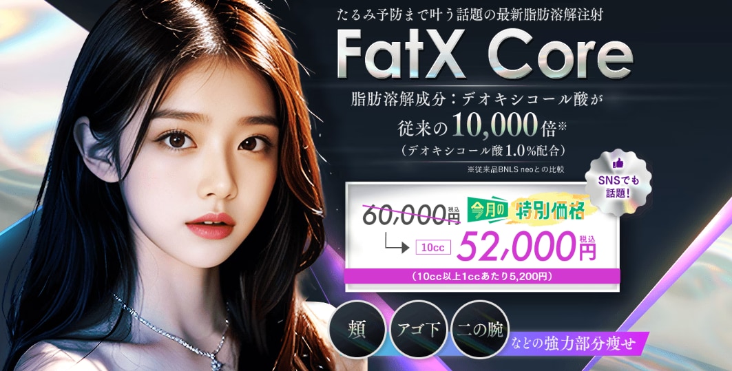 【医療痩身マシン】FatX Core