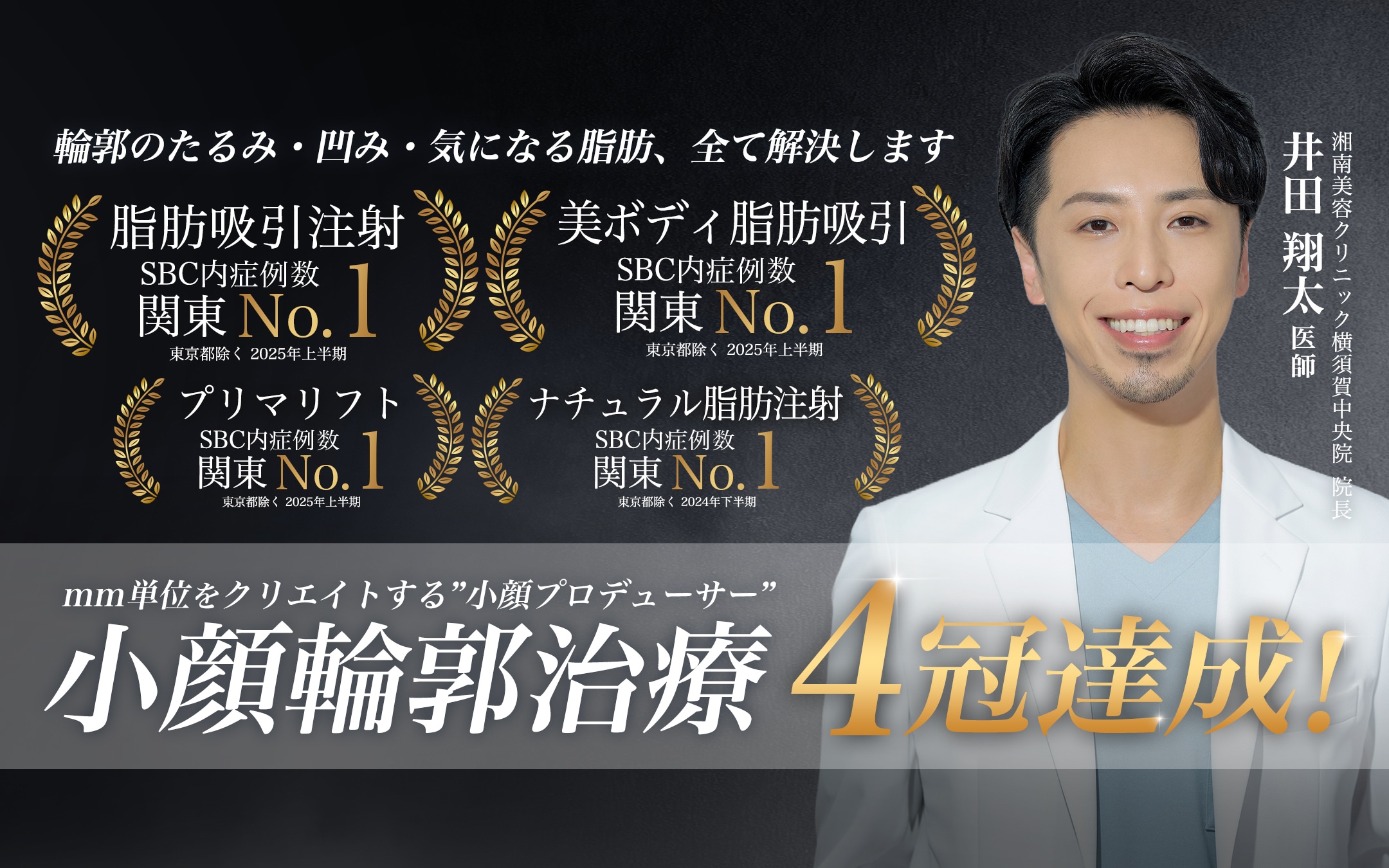たるみ治療が得意!横須賀中央院の院長!井田翔太医師が在籍