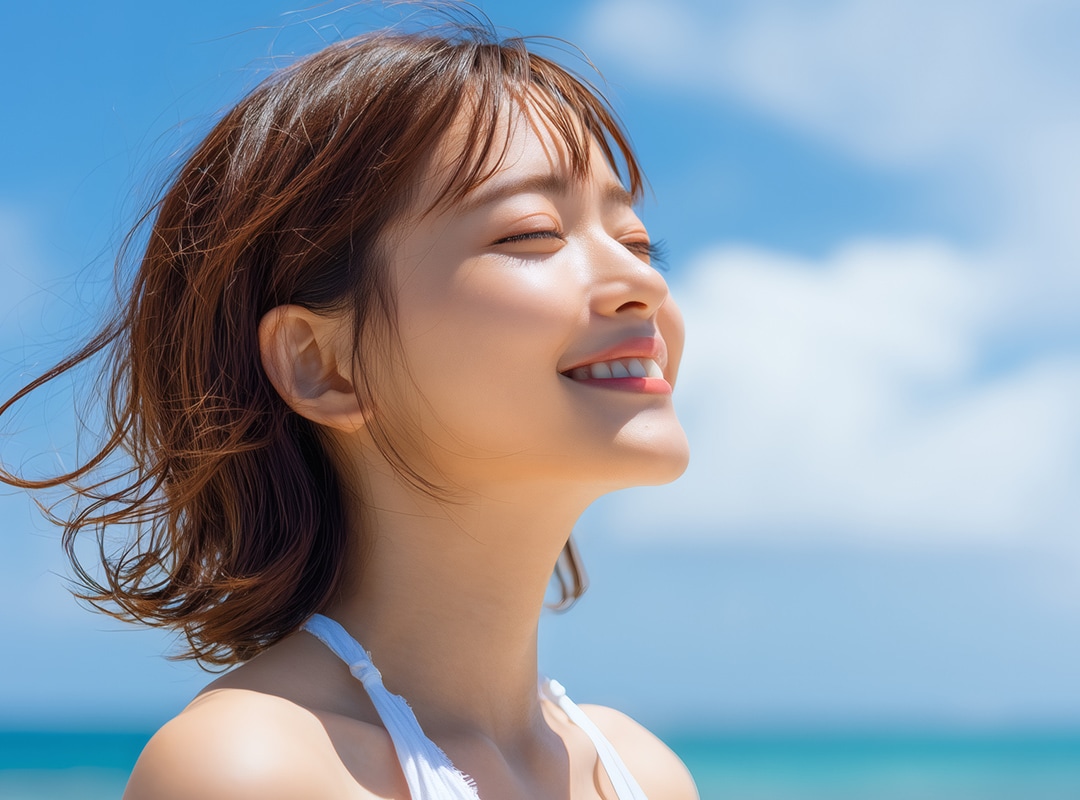 お手軽にたるみ改善♪<br />
