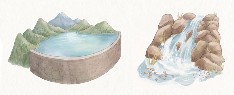 🌊 シミを「水」に例えてみると…？