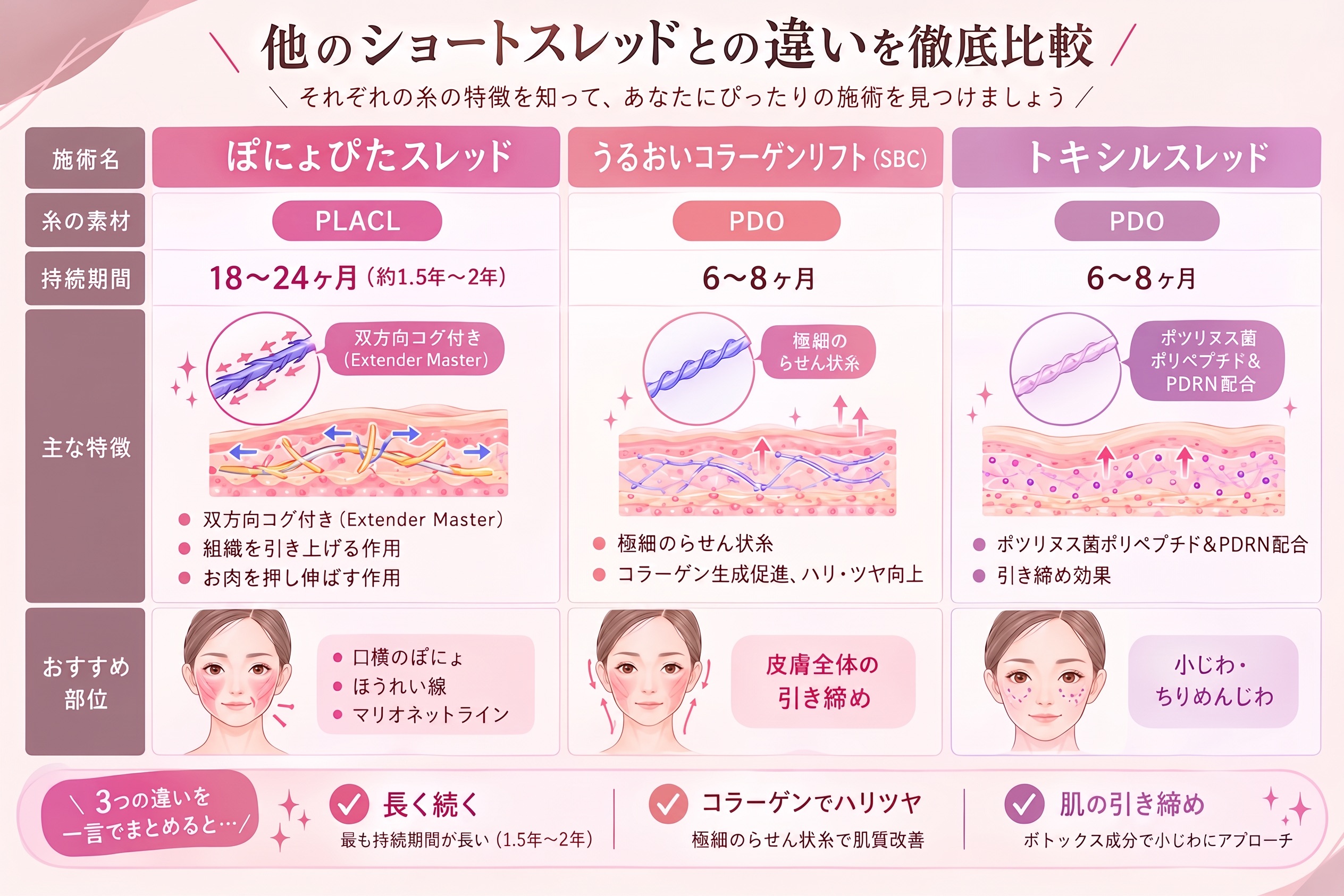 その他ショートスレッドとの違い