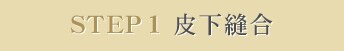 STEP 1 皮下縫合