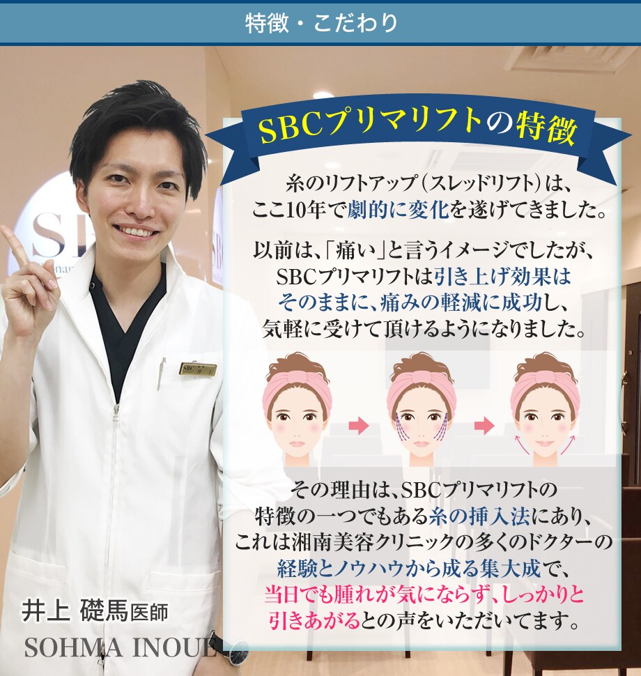 小顔vラインをget プリマリフトモ 若返りモニター募集 美容整形 美容外科の湘南美容クリニック