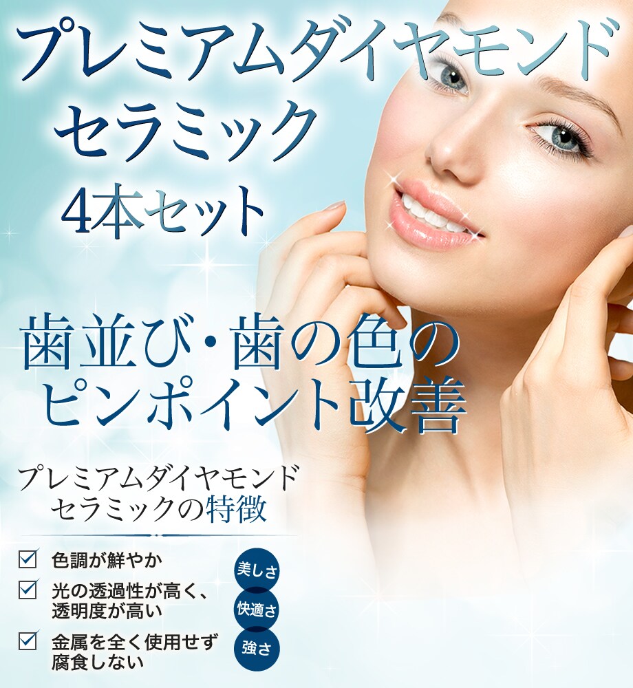 プレミアムダイヤモンドセラミック4本セット
