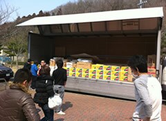 今回も皆さんの協力のおかげで沢山の物資を運べました