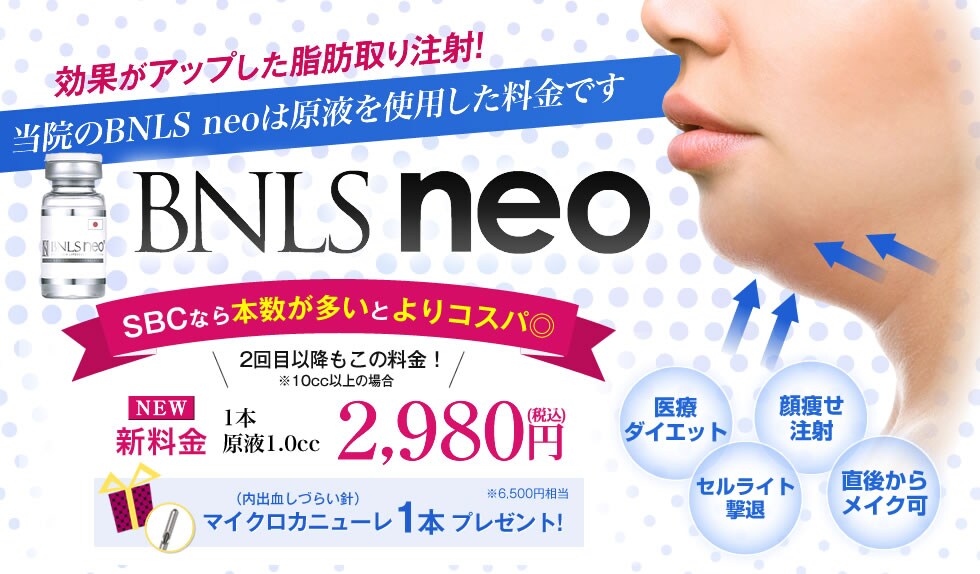部分痩せ注射BNLS neoの詳細情報