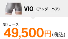 VIO（アンダーヘア）月々3,200円(税込)※20回払い ※初月3,202円 ※頭金9,800円