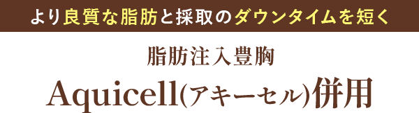 Aquicell(アキーセル)併用