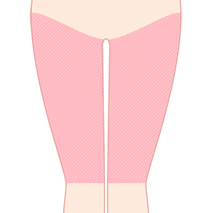 両膝上(両太もも)